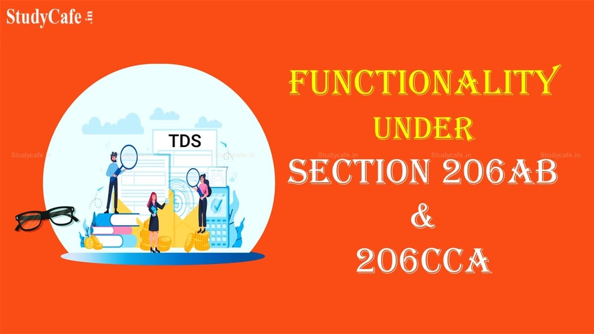 ​Income Tax Circular regarding use of functionality under section 206AB and 206CCA