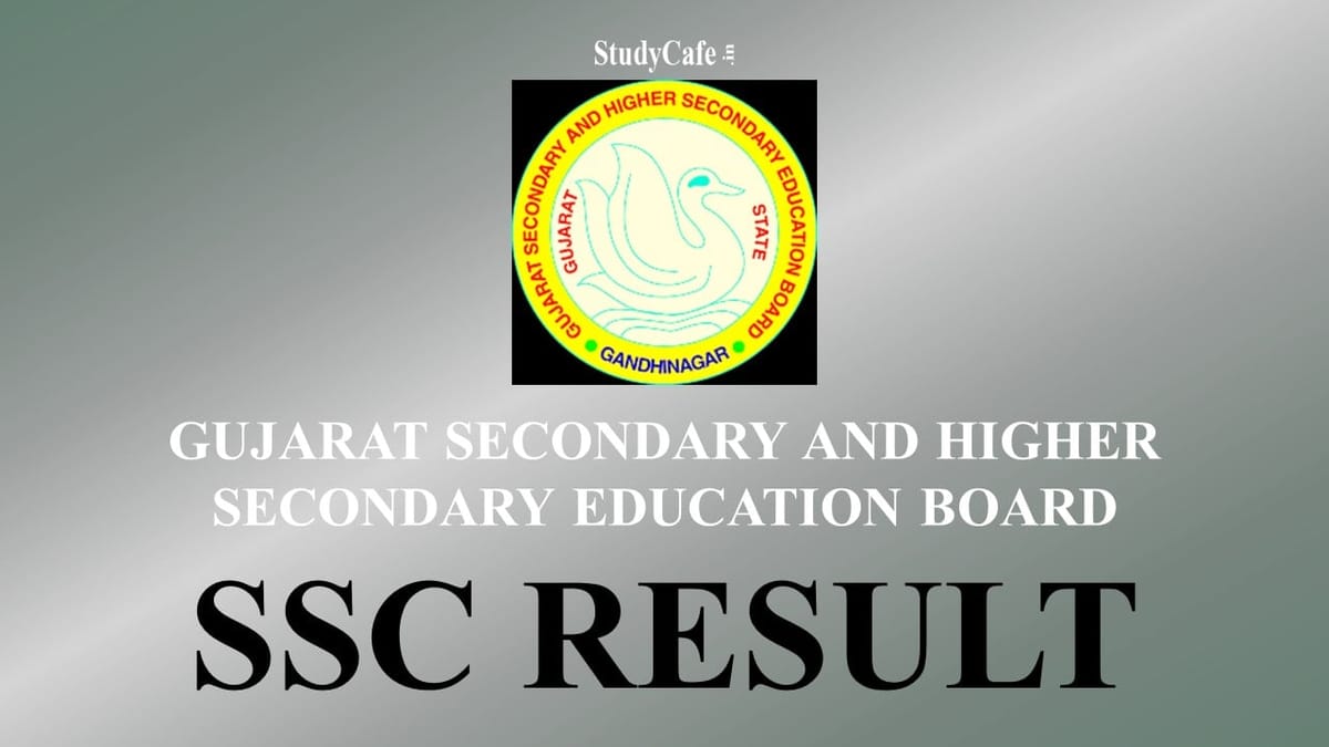 GSEB SSC Result 2022: Gujarat Board Std. 10th Results; How to Check Marks