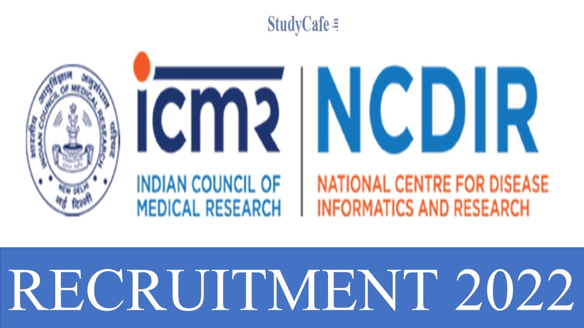 NCDIR Recruitment 2022: Check Posts, Qualification & How to Apply