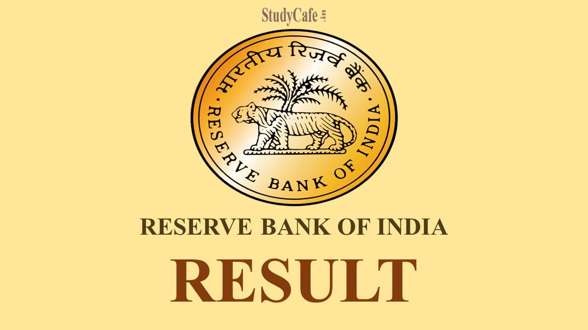 Reserve Bank of India Result for Assistants PY 2021: Check your Roll No Here