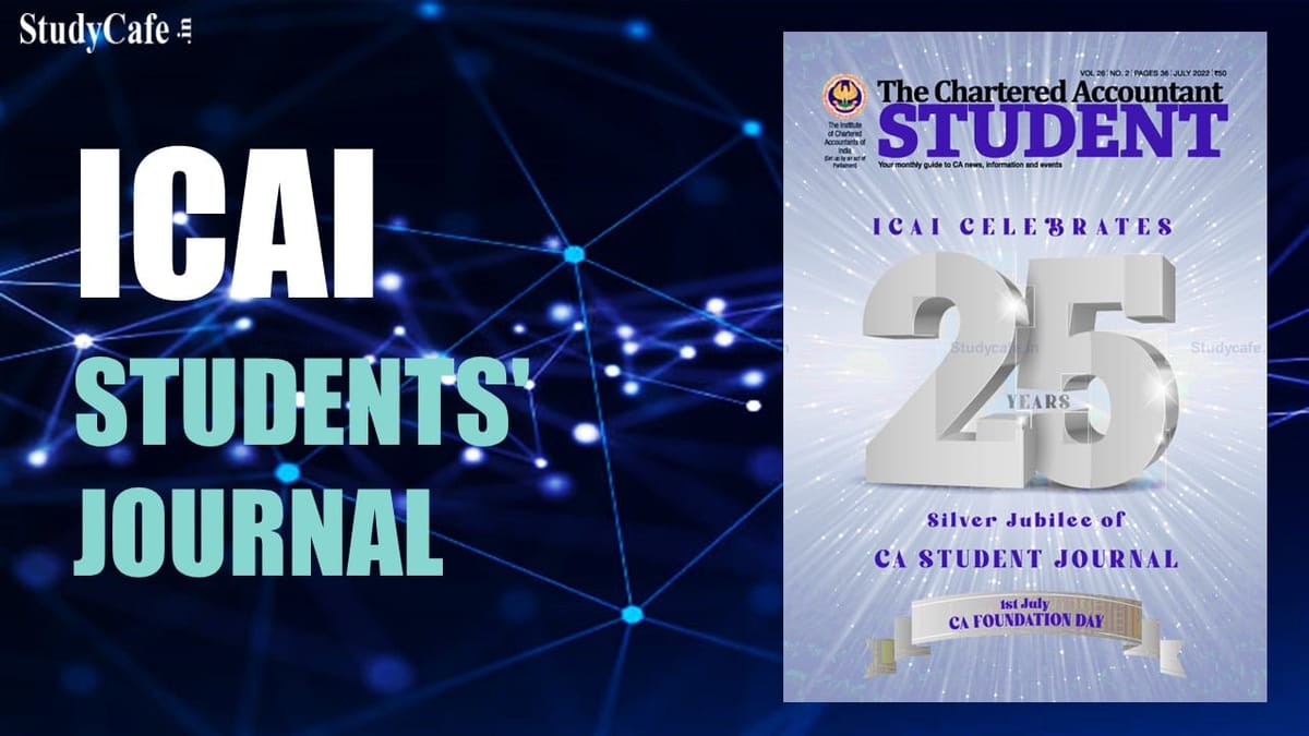 ICAI celebrates the 25th Anniversary of its Students’ Journal