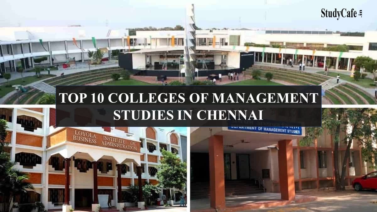Top 10 Colleges of Management Studies in Chennai | Top 10 MBA, PGDM Colleges in Chennai