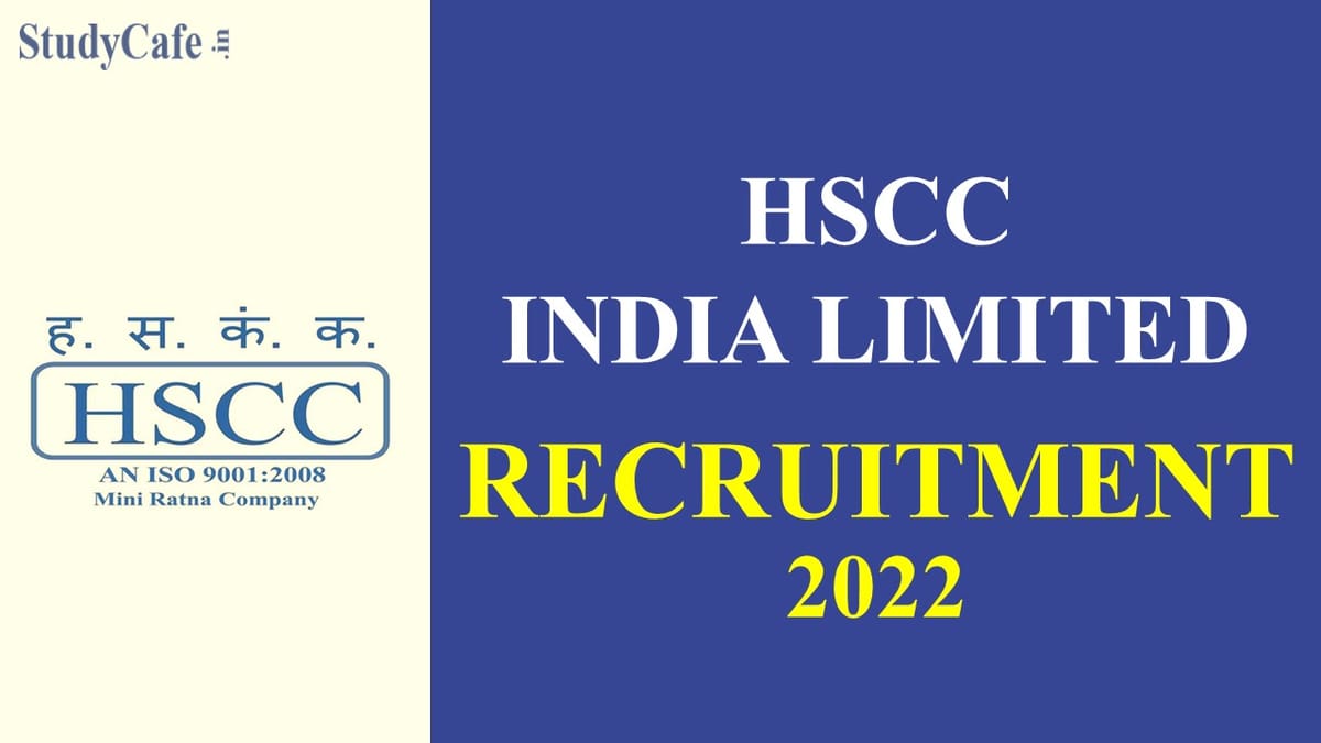 HSCC Recruitment 2022: Salary up to 280000, Check Post, Qualification and Other Details Here