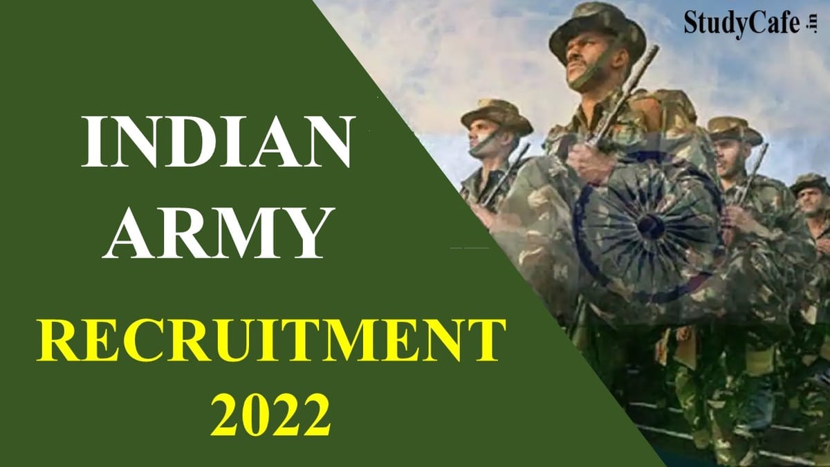 Indian Army Recruitment 2022: Check Posts, How to Apply and Other Details Here
