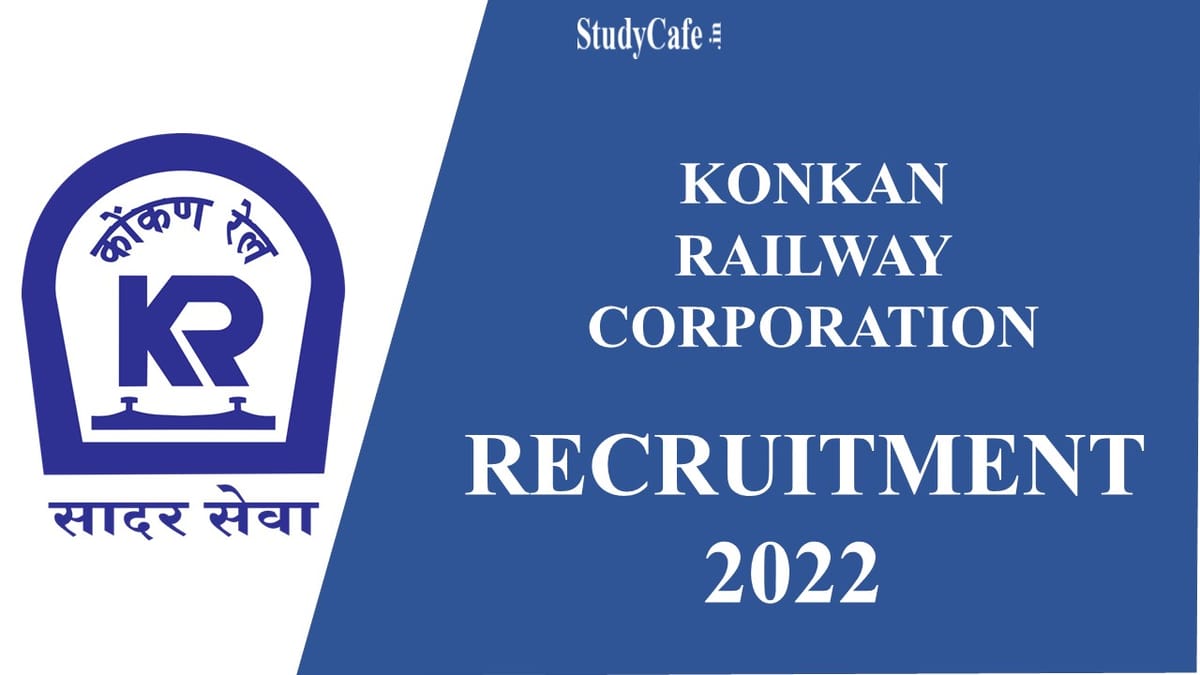 Konkan Railway Corporation Recruitment 2022: Salary Rs.47600 Plus Allowance Rs.20250, Check Posts and Other Important Details Here