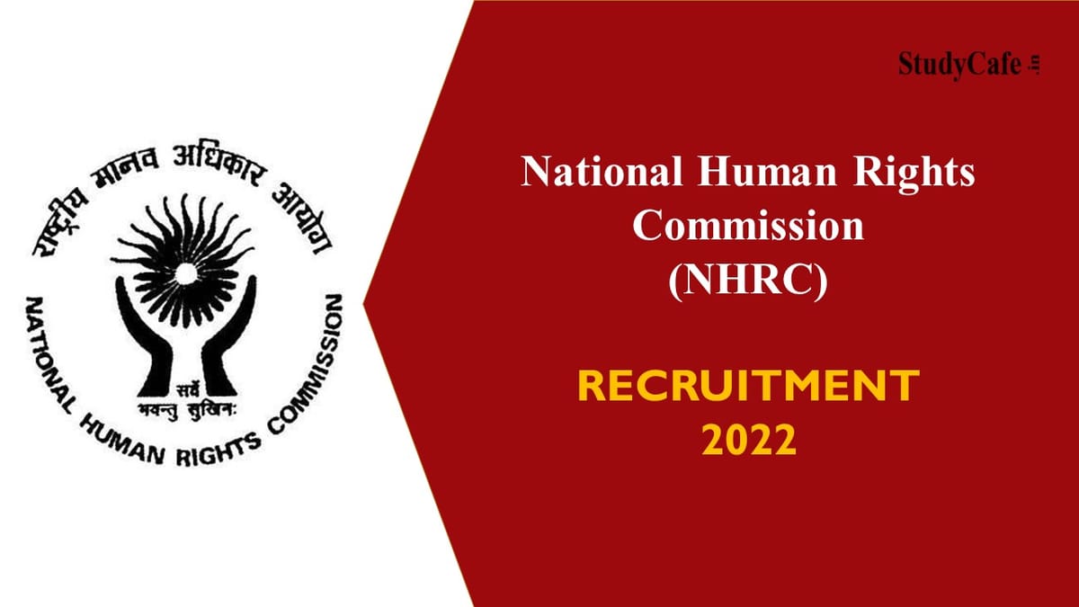 NHRC Recruitment 2022: Check Vacancy, Salary, Qualifications, Age and How to Apply Here