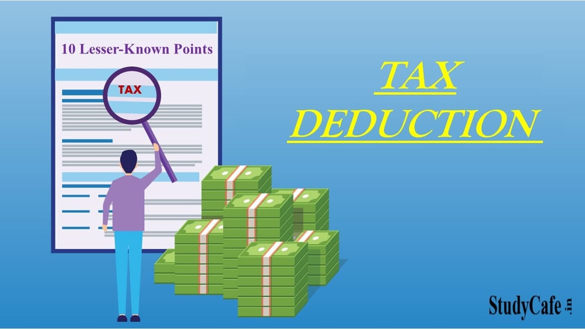 Income Tax Deductions that most people miss while filing Income Tax Returns