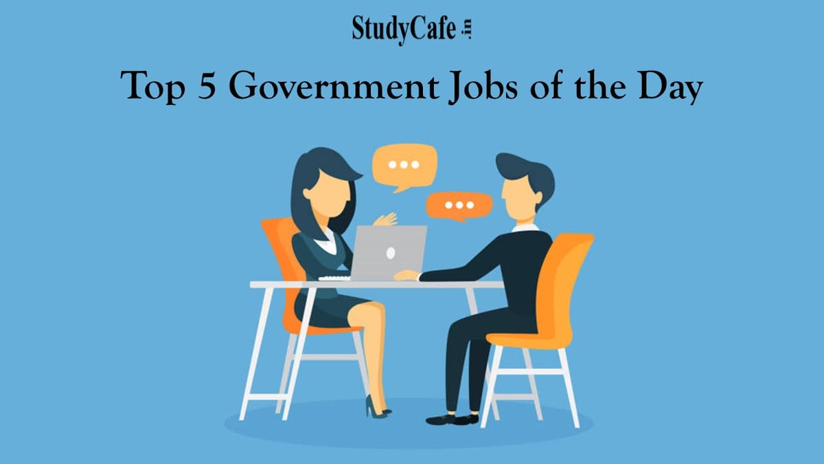 5 Government Jobs of the Day: Apply at Coal, ESIC, NHAI, ICAR and Bank of Baroda