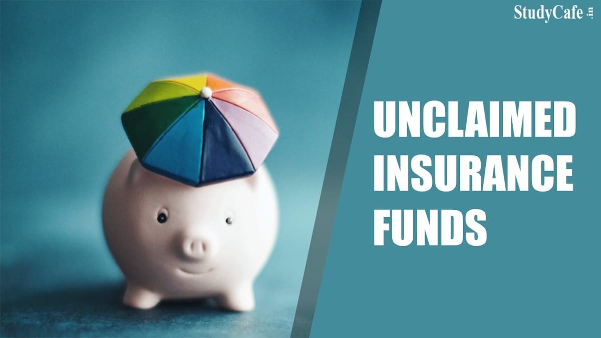 Amount Rs.1732 crore lying as Unclaimed insurance funds of policyholders
