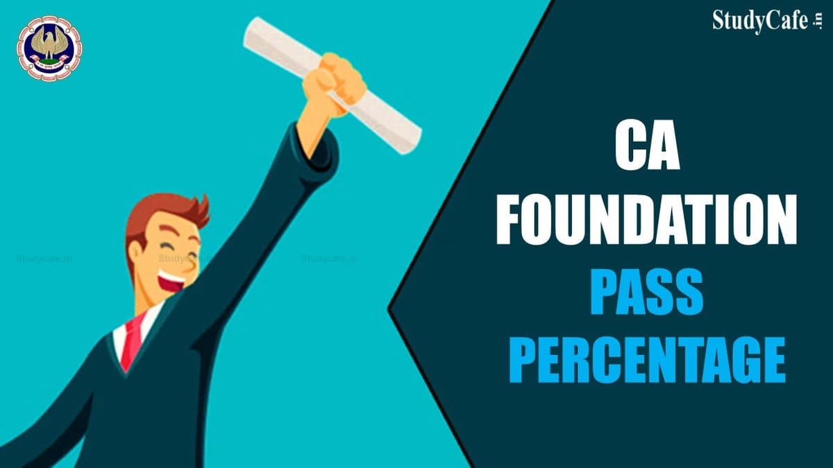 CA Foundation June 2022 Exam Result Declared; Check Pass Percentage and Toppers List