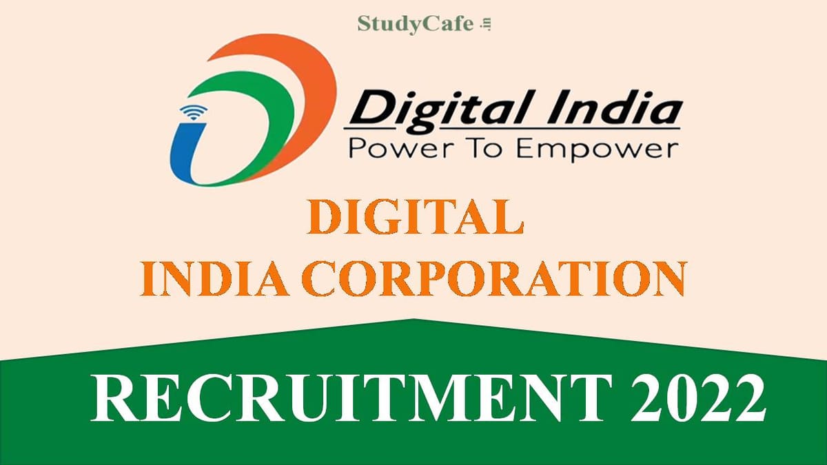 Digital India Recruitment 2022: Check Post, Qualification, Last Date and How to Apply Here