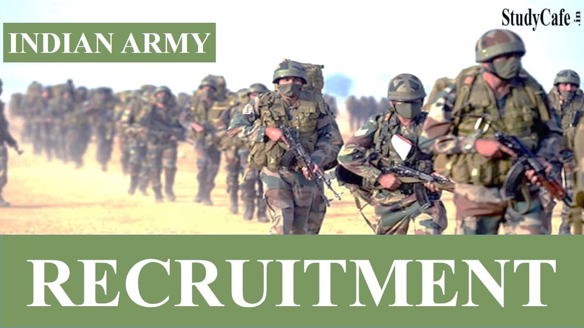 Indian Army Recruitment 2022: Monthly Salary Up to 81100, Check Post Details, Eligibility and How to Submit Application Form Here