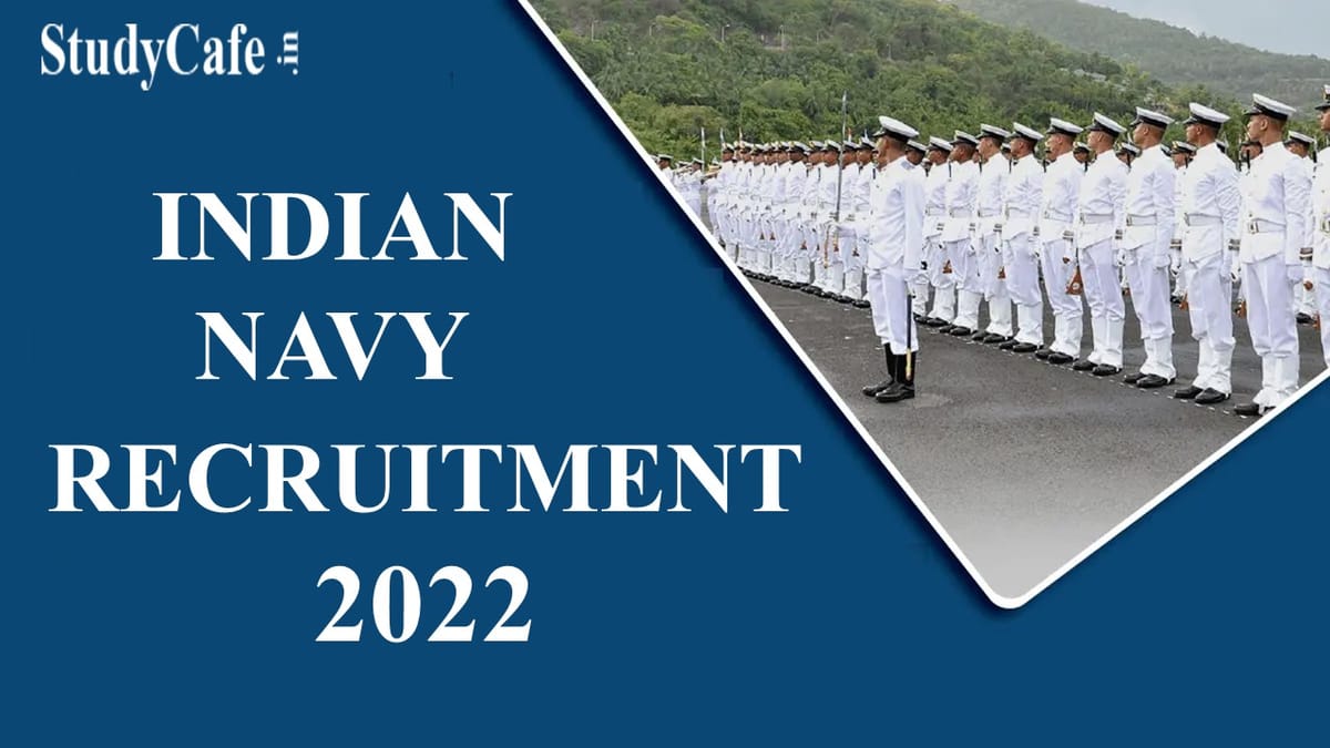 Indian Navy Recruitment 2022: Check Post Details, Qualification and How to Submit Application Form