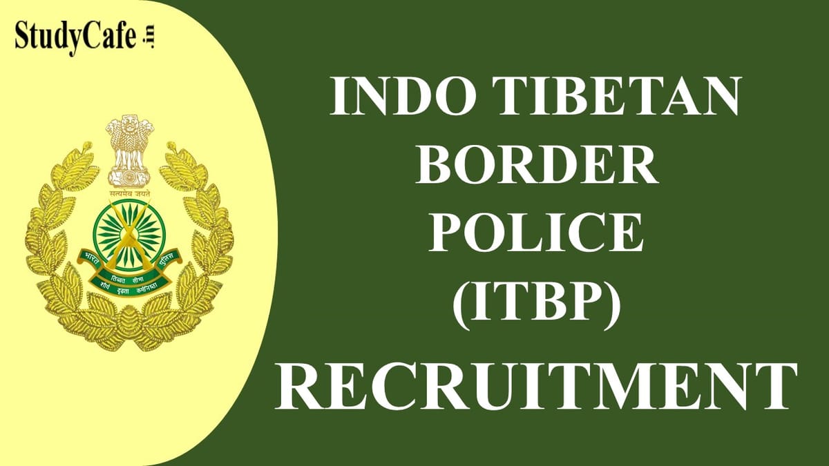 ITBP Recruitment 2022: Check Post, Qualification, Eligibility and Other Details Here