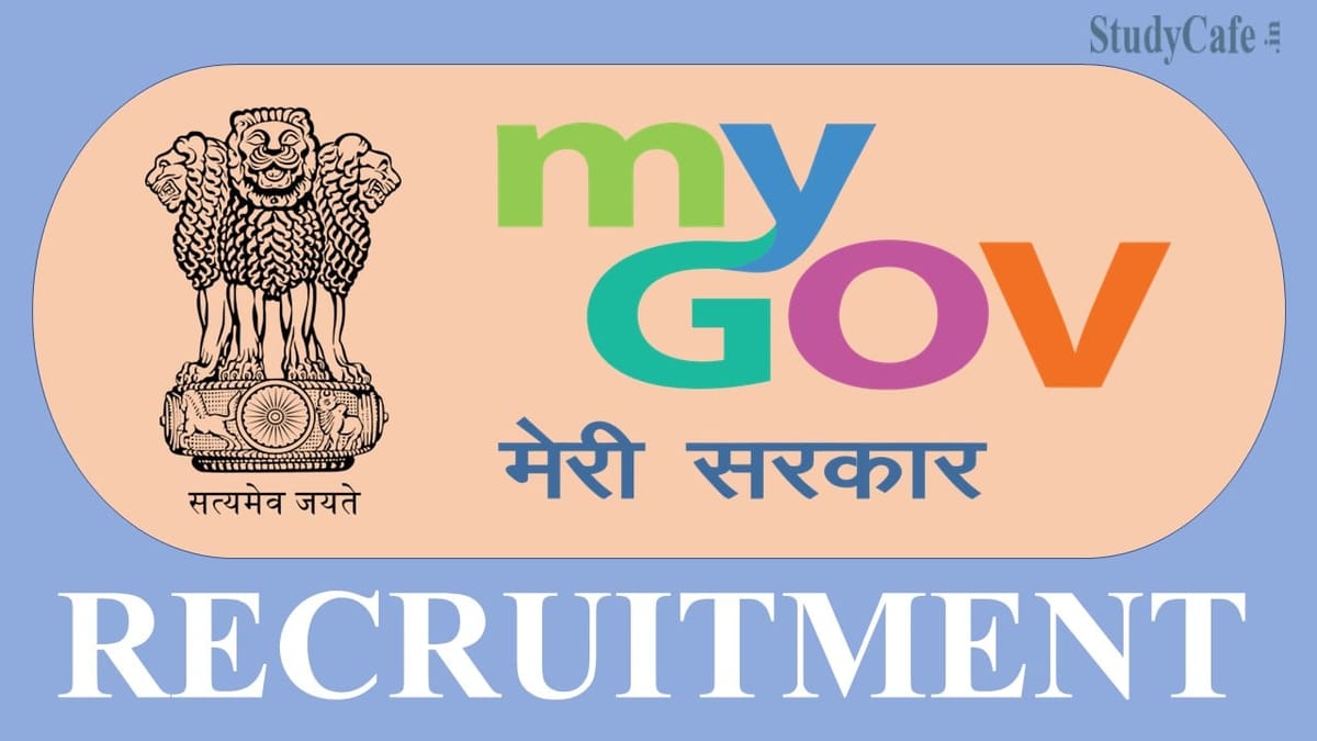 MyGov Recruitment 2022: Check Post, Qualification, Eligibility, and How To Apply Here