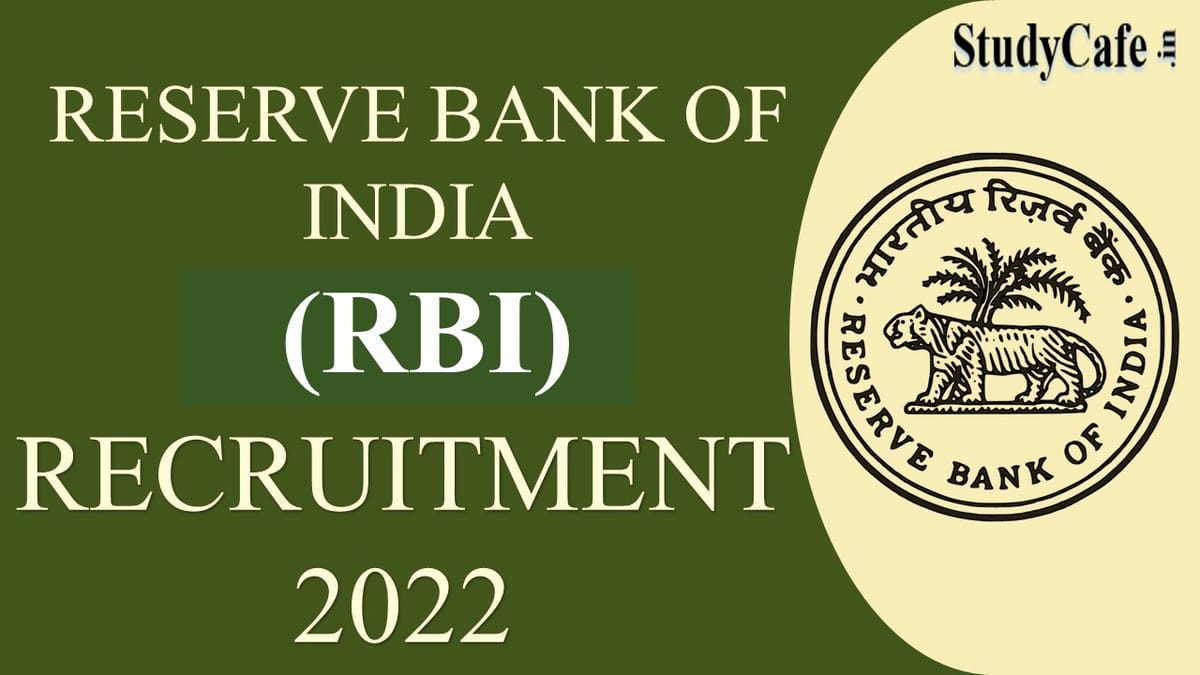 RBI Recruitment 2022: Check Post, Qualification and How to Apply