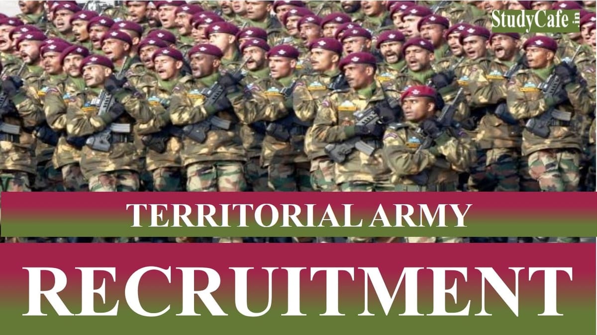Indian Territorial Army Recruitment 2022 for Part-Time Officer: Check How to Apply and Eligibility Details Here