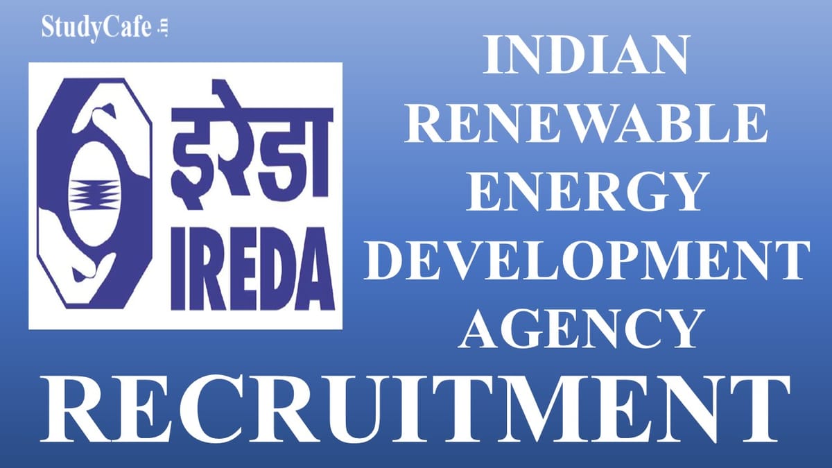 IREDA Recruitment 2022: Check Post, Pay Scale, Qualification, and How to Apply Here