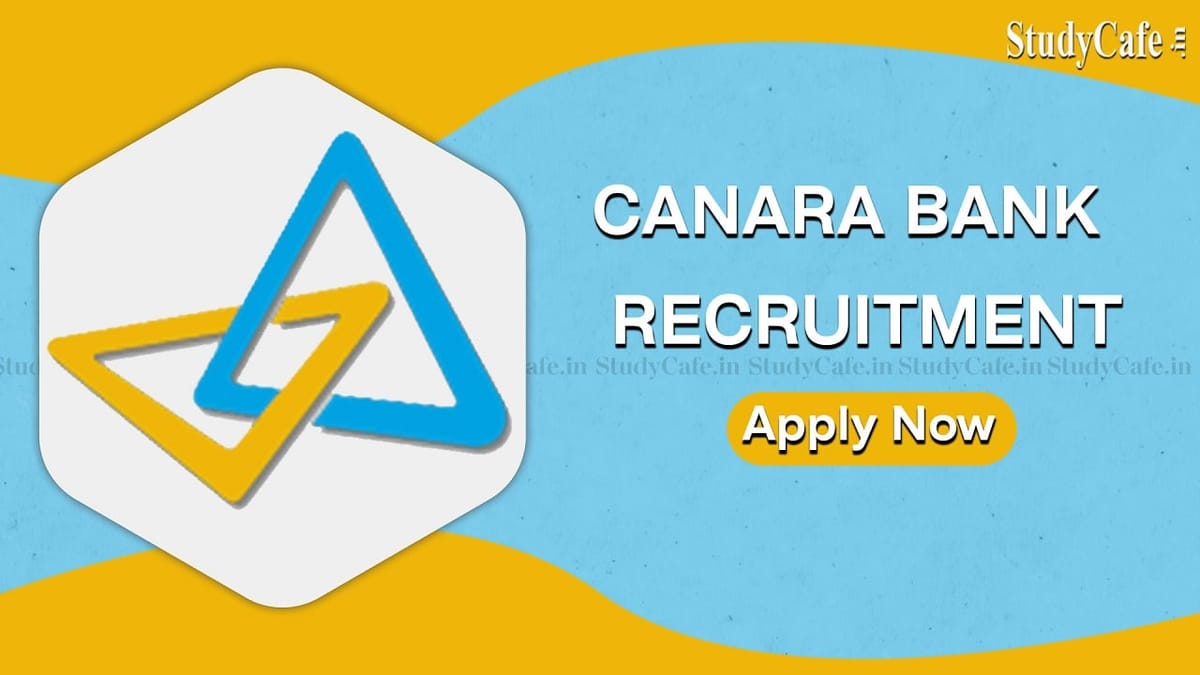 Canara Bank Chief Risk Officer Recruitment 2022: Check Age Limit, Qualification and How to Apply Here