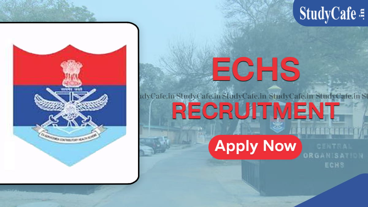 ECHS Recruitment 2022: Salary up to 100000, Check Post, Qualification and How to Apply Here