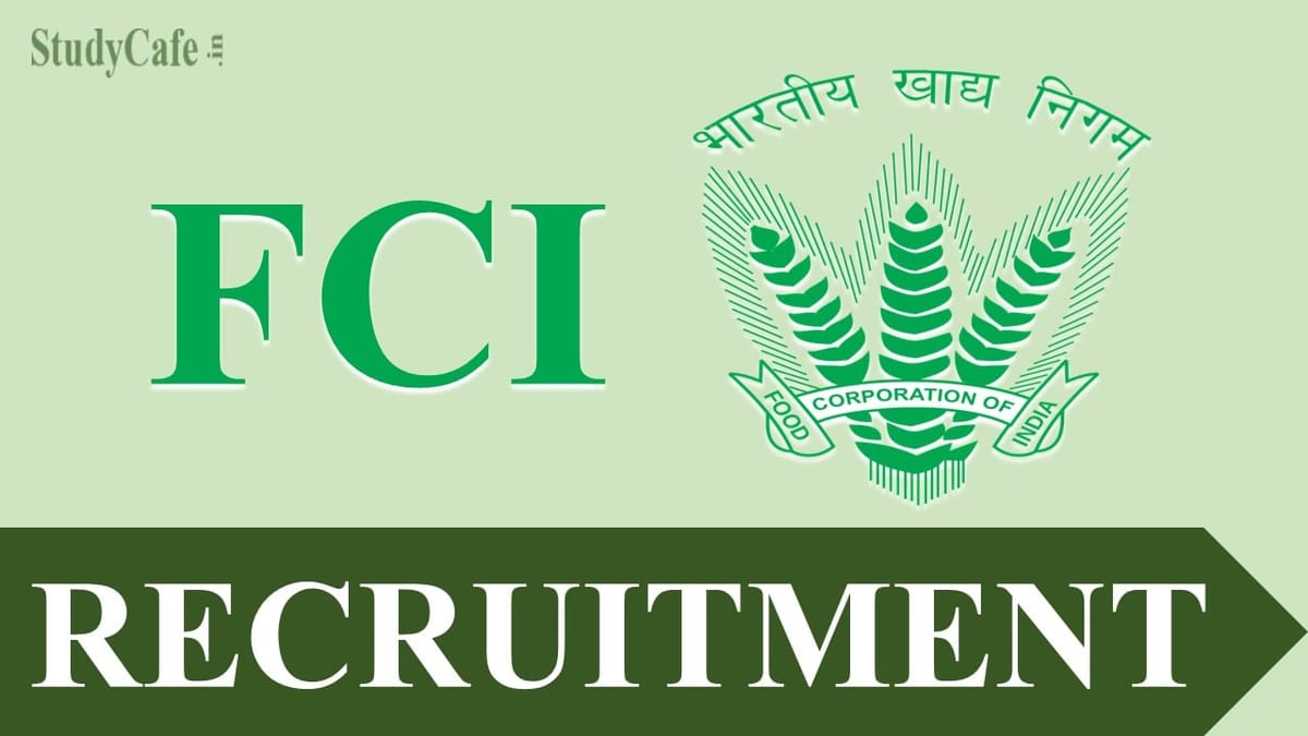FCI Category III Recruitment Online Registration Started for 5043 Vacancies; Check how to Apply