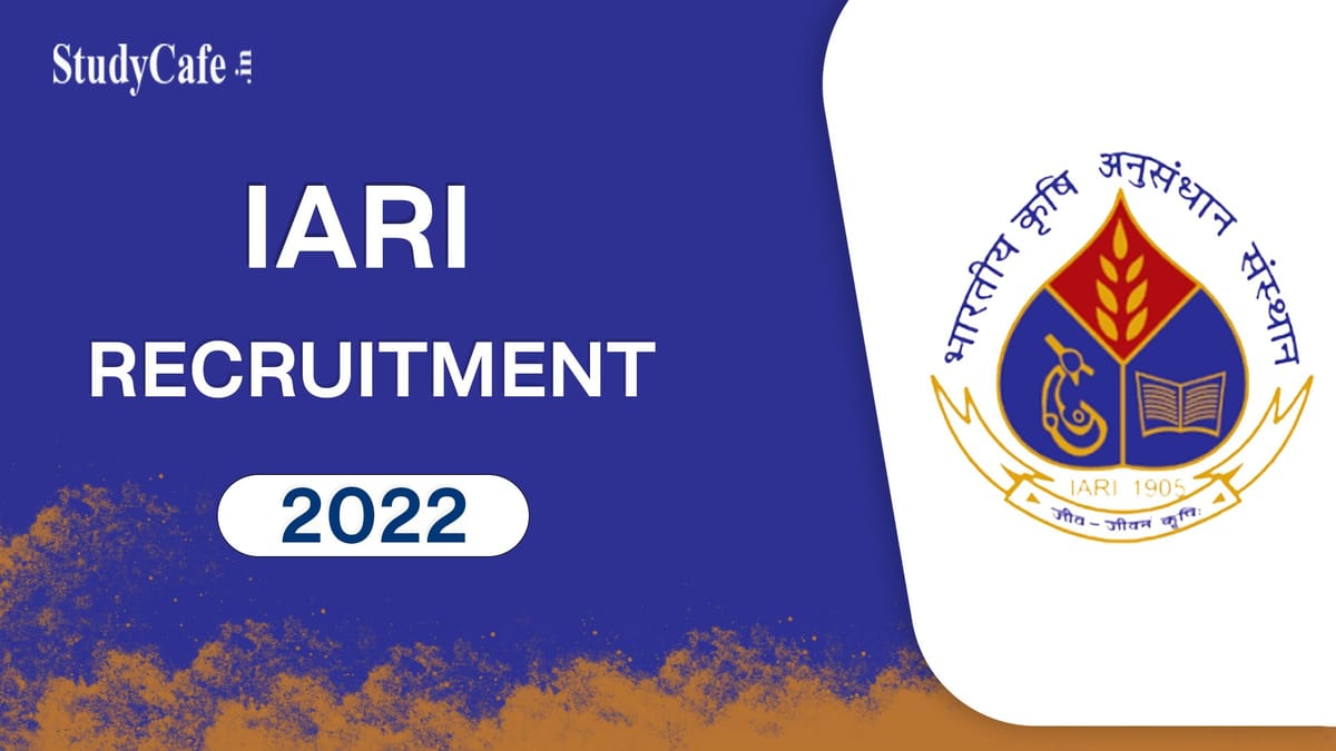 IARI Recruitment 2022: Check Posts, Qualification, How to Apply and Walk-In-Interview Details Here