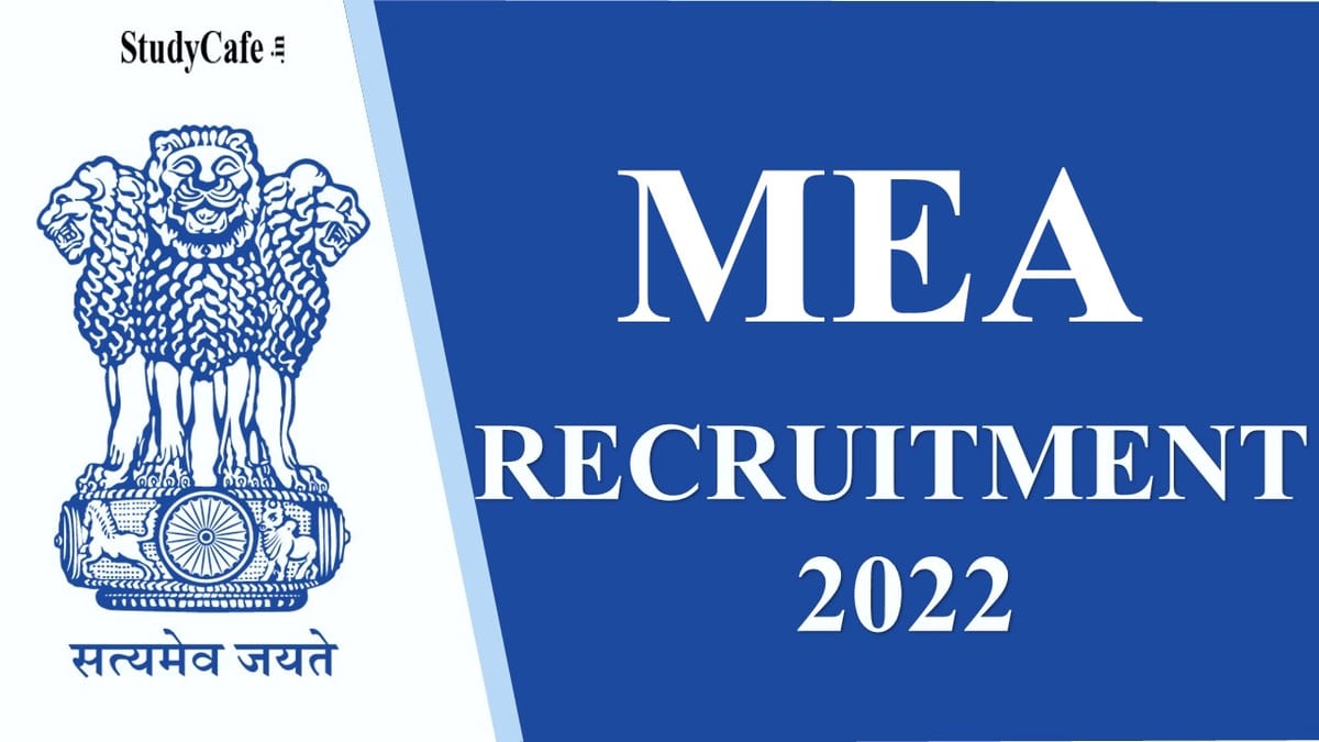MEA NEST Recruitment 2022: Check Post, Remuneration and How to Apply Here