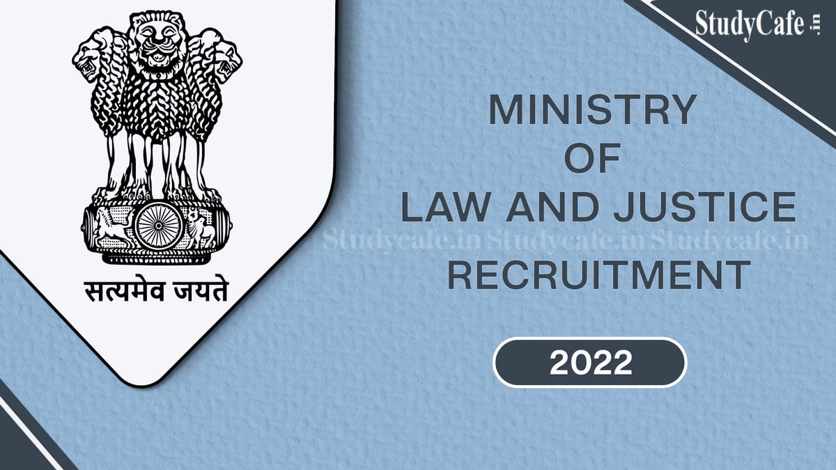 Ministry of Law and Justice Recruitment 2022: Check Post, Pay Scale, Qualification and How to Apply Here