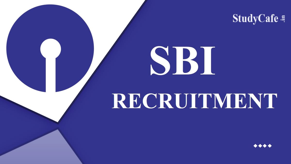 SBI Recruitment 2022: Check Posts, Age Limit, Qualification, and How to Apply Here