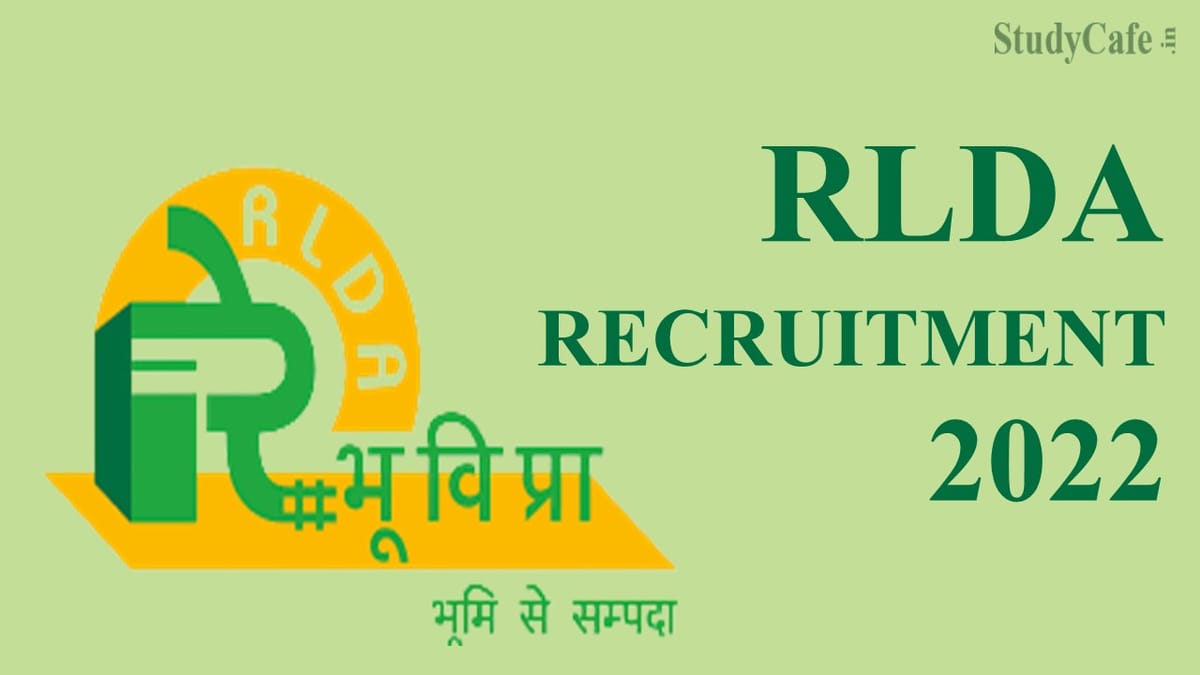 RLDA Recruitment 2022: Check Post, Level Pay, Qualification, and How to Apply Here