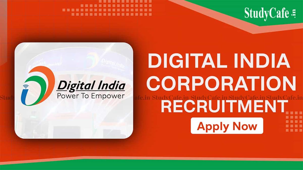 Digital India Recruitment 2022: Check Posts, Work Profile, Qualification and How to Apply