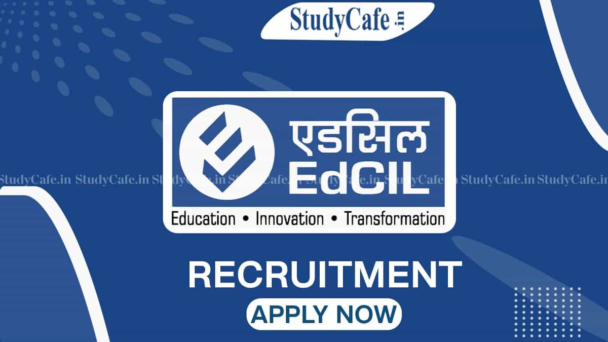 EdCIL Recruitment 2022: Last Date Oct 29, Salary Up to 370000, Check Posts and How to Apply