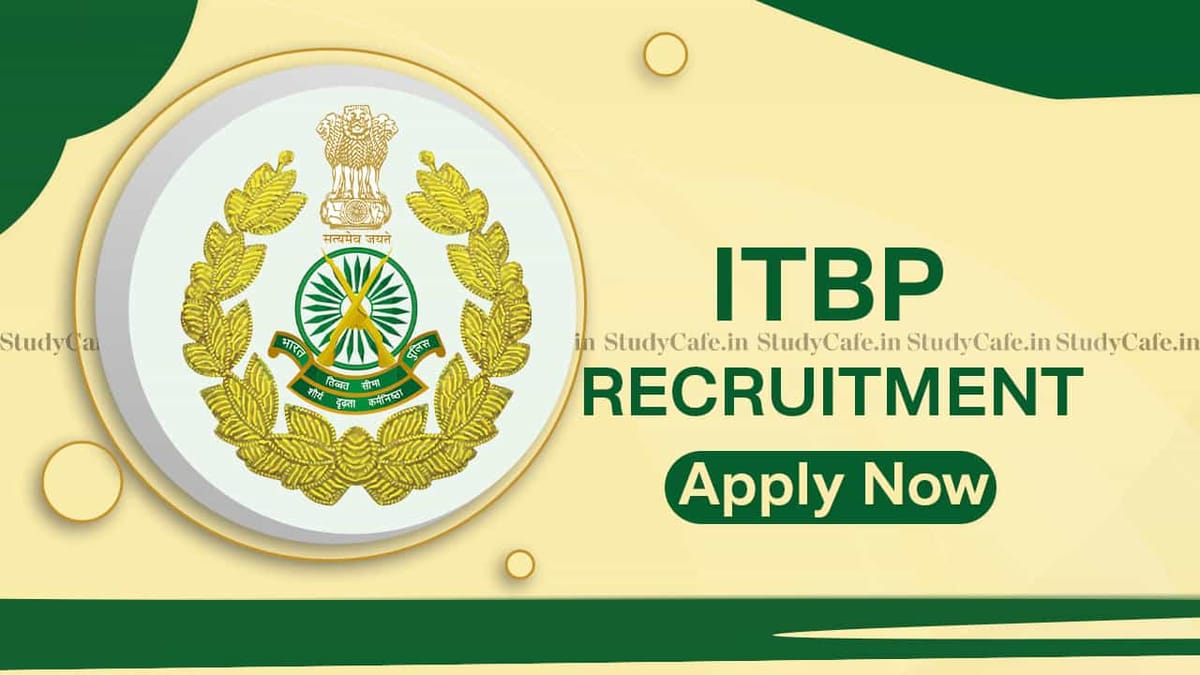 ITBP Recruitment 2022 for 23 Vacancies of Head Constable: Check Posts,  Eligibility and How to Apply