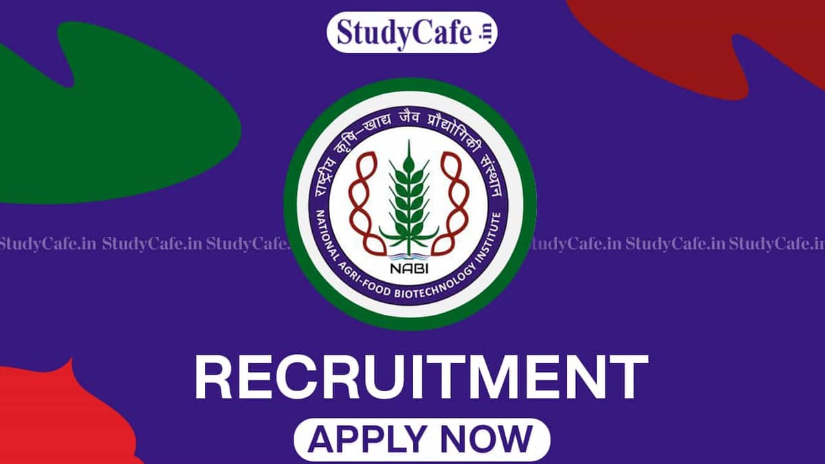 NABI Recruitment 2022: Check Posts, Qualification, Remuneration and Other Details