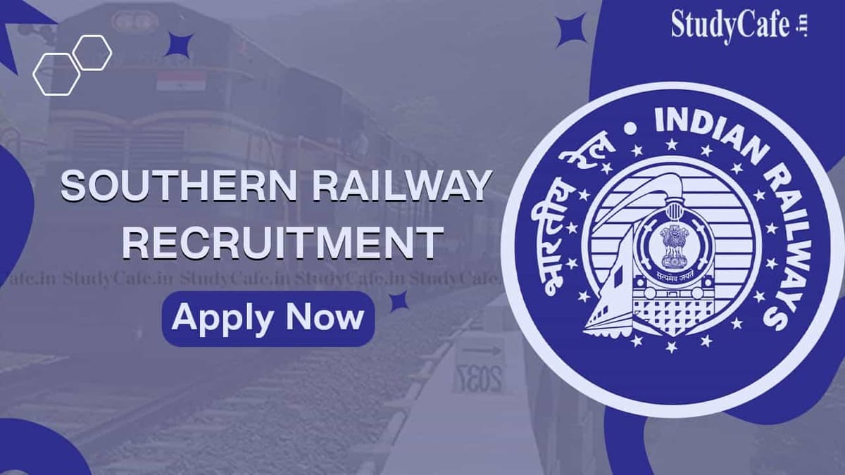 Southern Railway Recruitment 2022 for 3154 Apprentice Posts: Check How to Apply