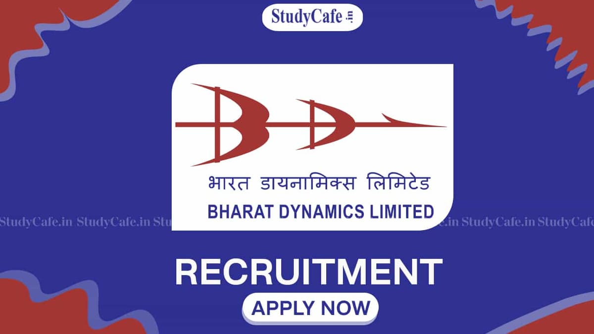 BDL Recruitment 2022: Monthly Salary up to Rs. 140000, Check Posts, Qualification, and Other Details