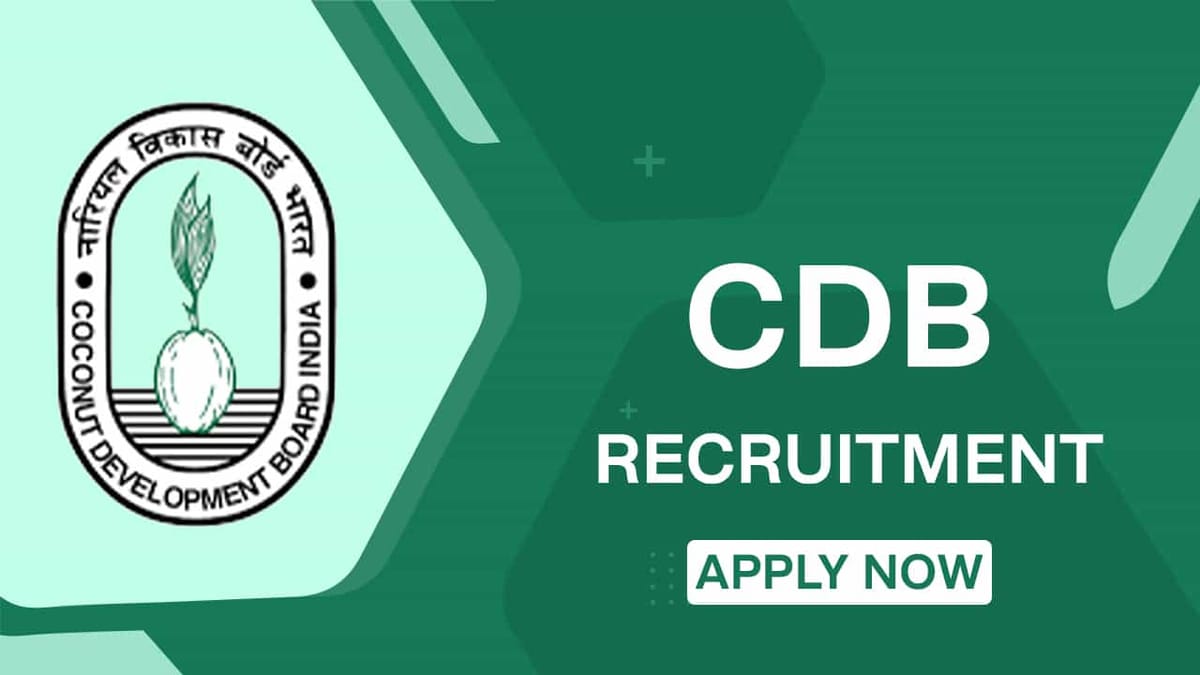 CDB Recruitment 2022: Monthly Salary up to 208700, Check Posts, Qualification and Other Details