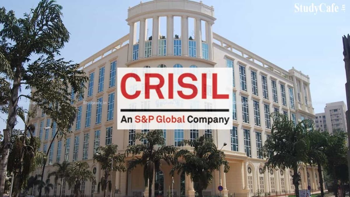 Job Update: Graduates, M.Com, MBA Vacancy at Crisil