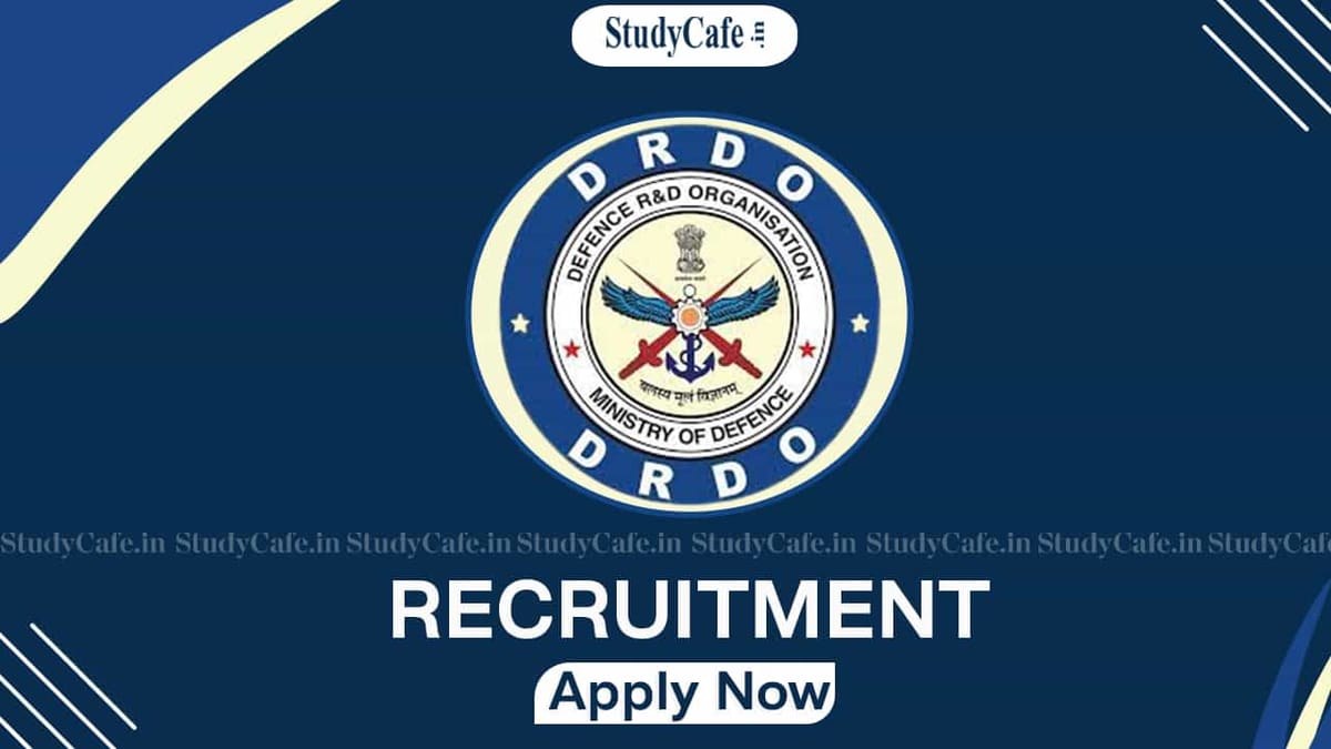DRDO Recruitment 2022: Check Post, Qualification, Tenure and Other Details
