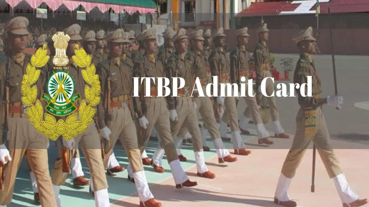 ITBP CAPFs Assistant Commandant PST and PET Admit Card Released: Check  Details