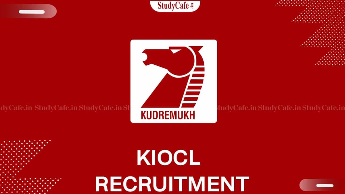 KIOCL Recruitment 2022: Monthly Salary 60000, Check Post, Qualification, and How to Apply