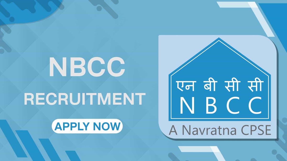 NBCC Recruitment 2022: Check Post, Eligibility and How to Apply till Dec 09