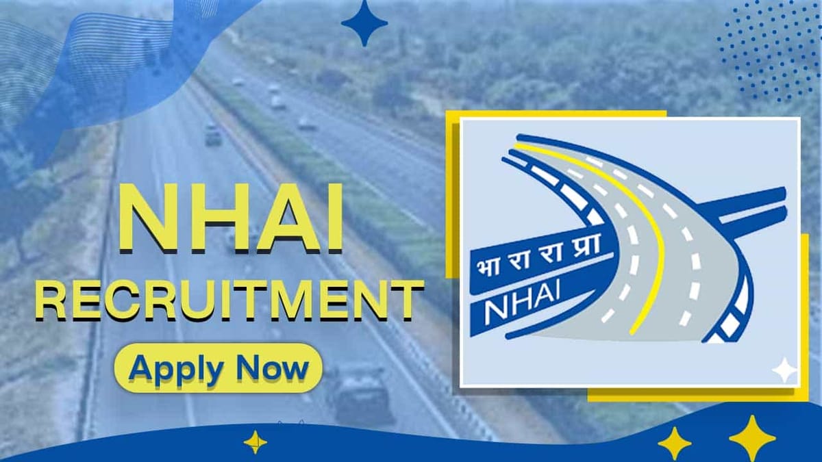 NHAI Recruitment 2022: Check Post, Qualification and Other Details