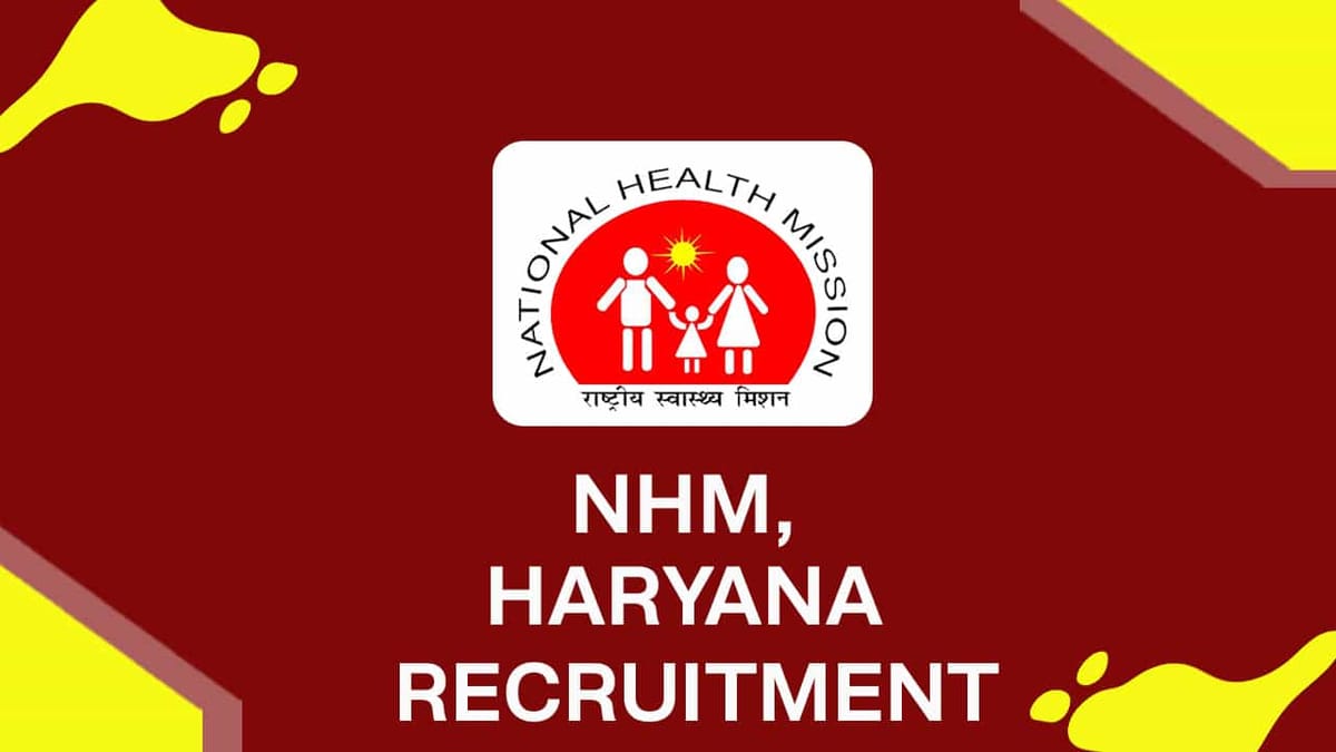 NHM Recruitment 2022 for 87 Vacancies: Last Date Dec 05, Check Posts, Qualifications, and Other Details