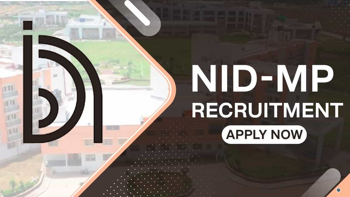 NIDMP Recruitment 2022: Check Posts, Pay Scale, Qualification and How to Apply