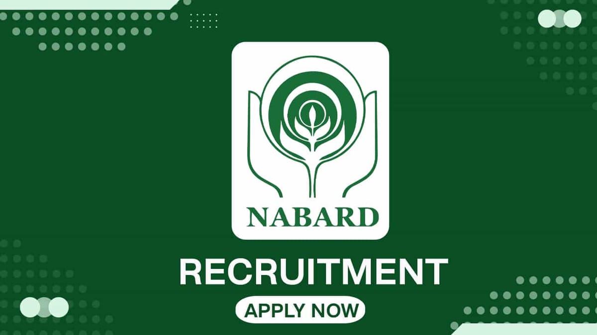 NABARD Recruitment 2022: Monthly Salary up to 80000, Check Post, Qualification and How to Apply
