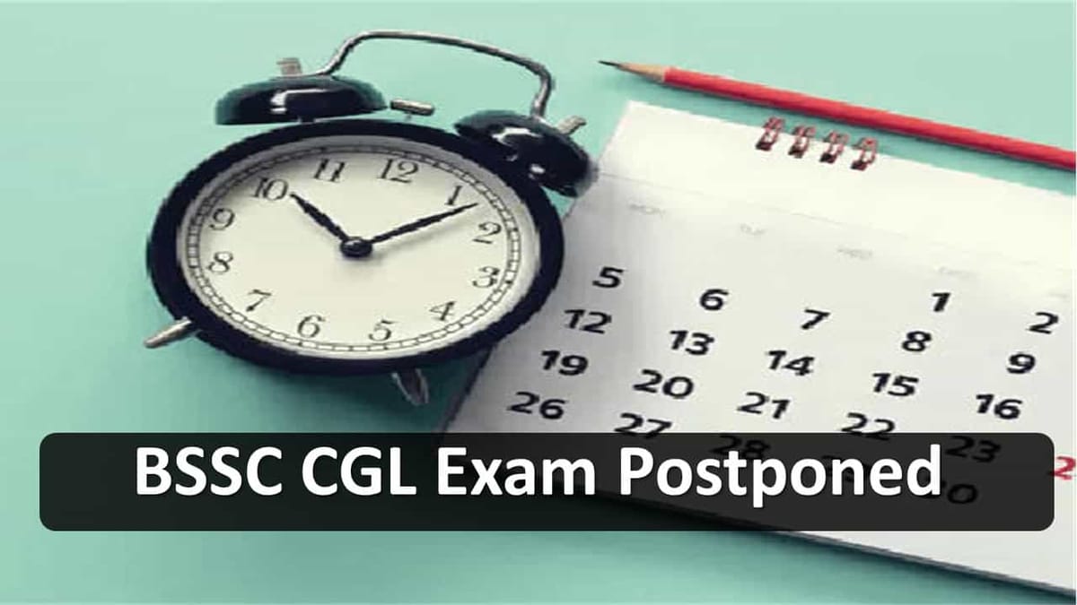 BSSC Bihar 3rd Combined Graduate Level (CGL) Exam Postpones: Check New Dates