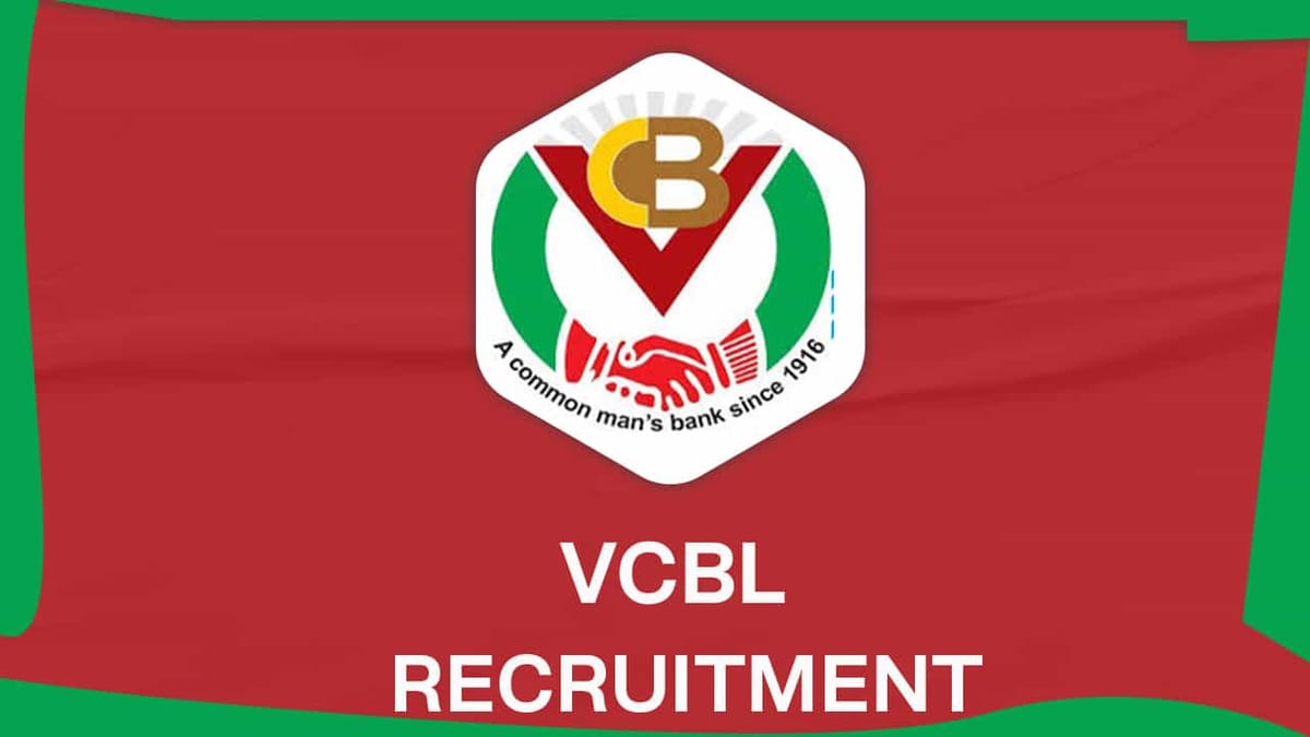 VCBL Recruitment 2022 for 30 Vacancies: Check Post, Qualification and Other Details 