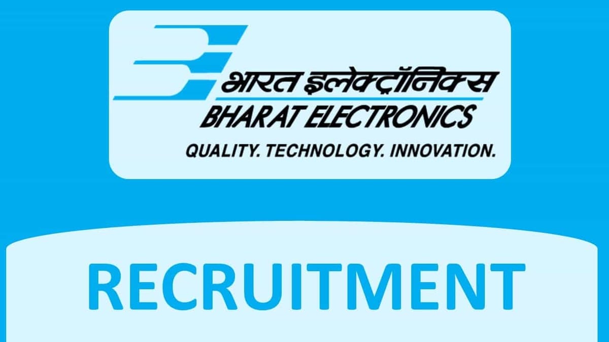 BEL Recruitment 2022 for 32 Vacancies, Check Posts, Qualification and Other Details