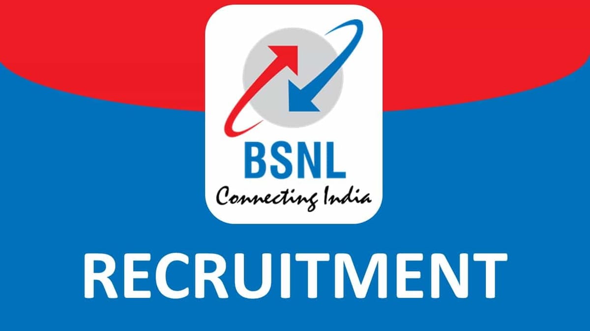 BSNL Recruitment 2023: Check Post, Salary, Qualification and How to Apply